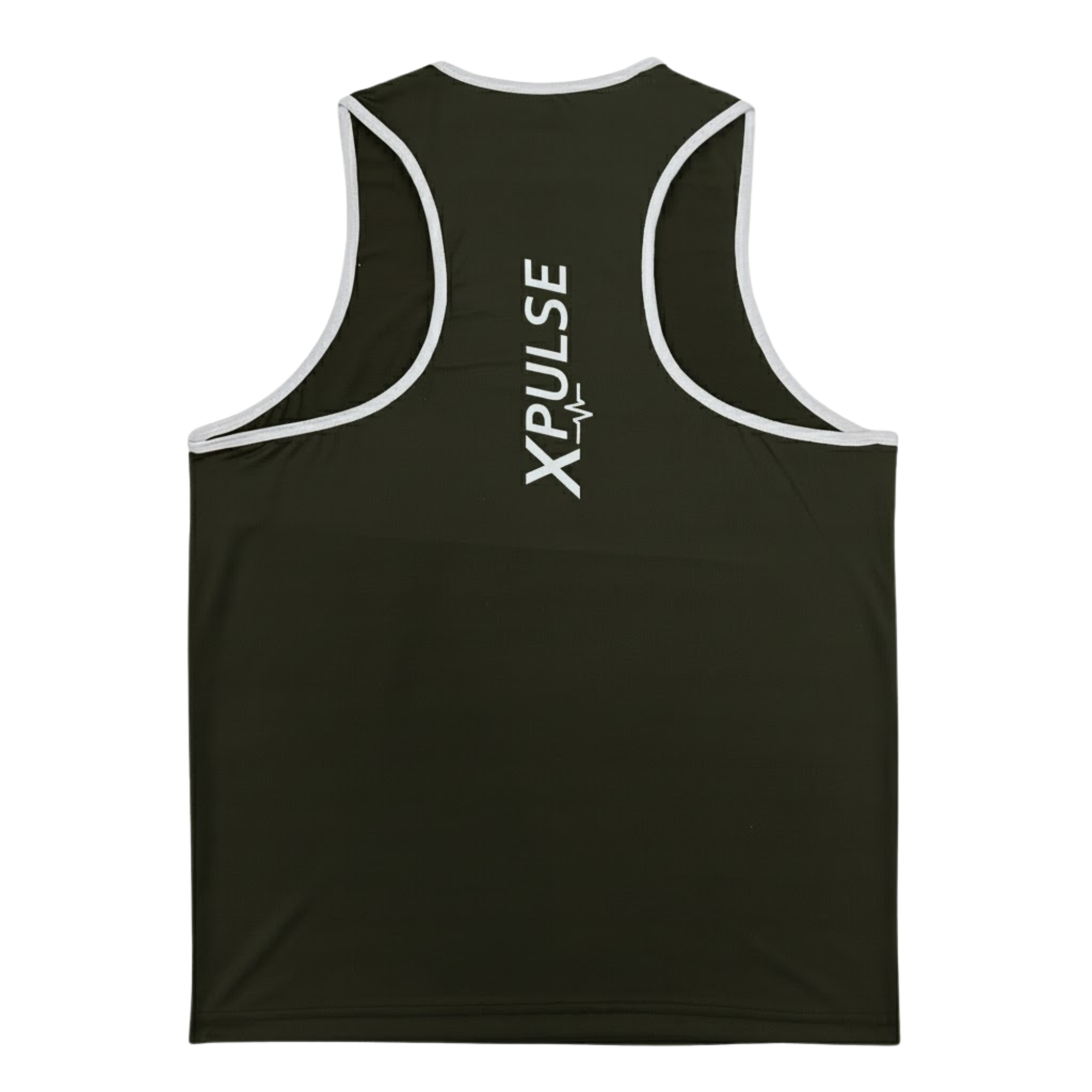 Tank Top Olive Green Back