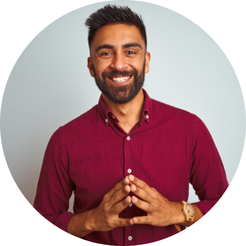 grey and cream flat illustrative beauty service logo